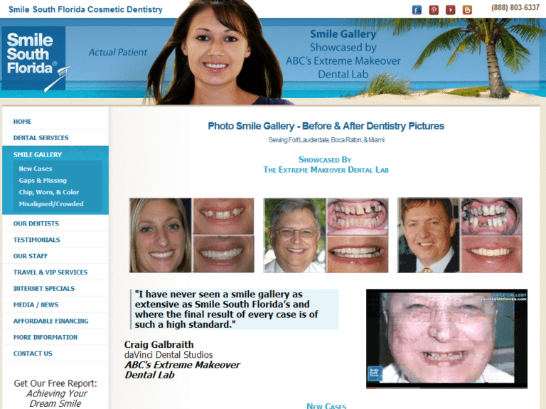 Smile South Florida Cosmetic Dentistry Launches Its Enhanced Website